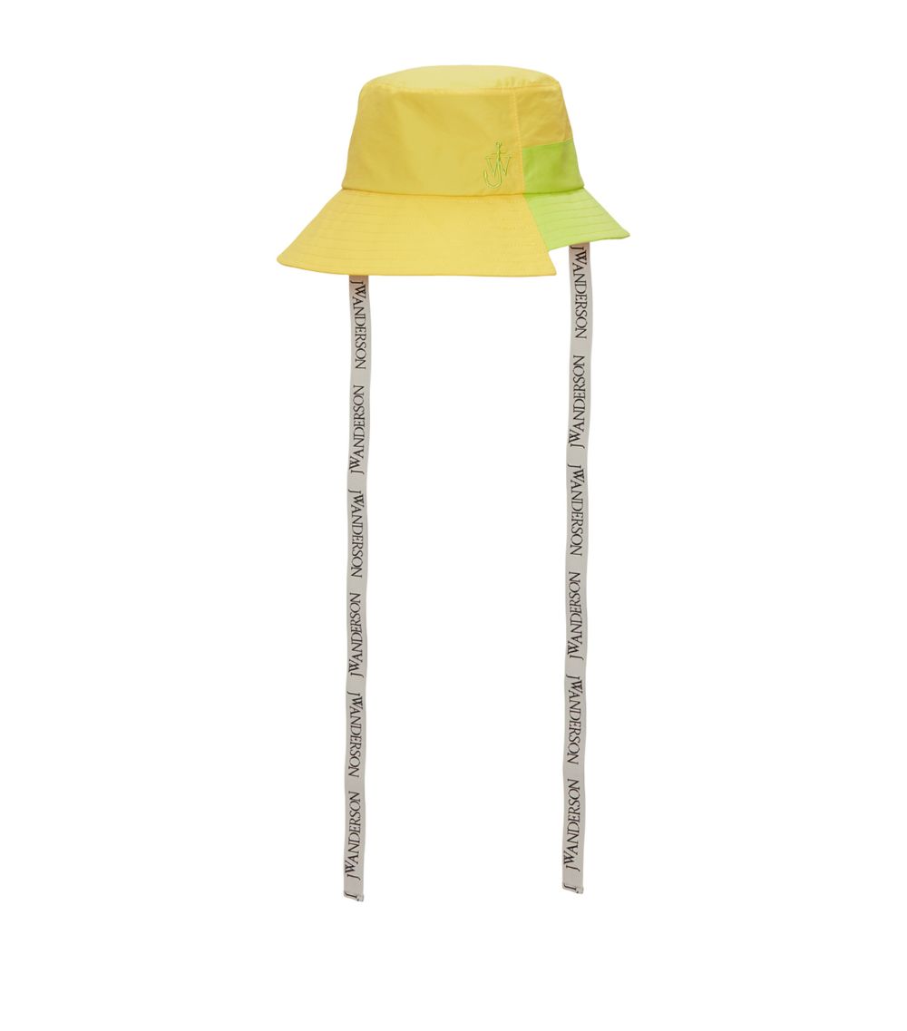 Jw Anderson Jw Anderson Asymmetric Colour-Block Bucket Hat