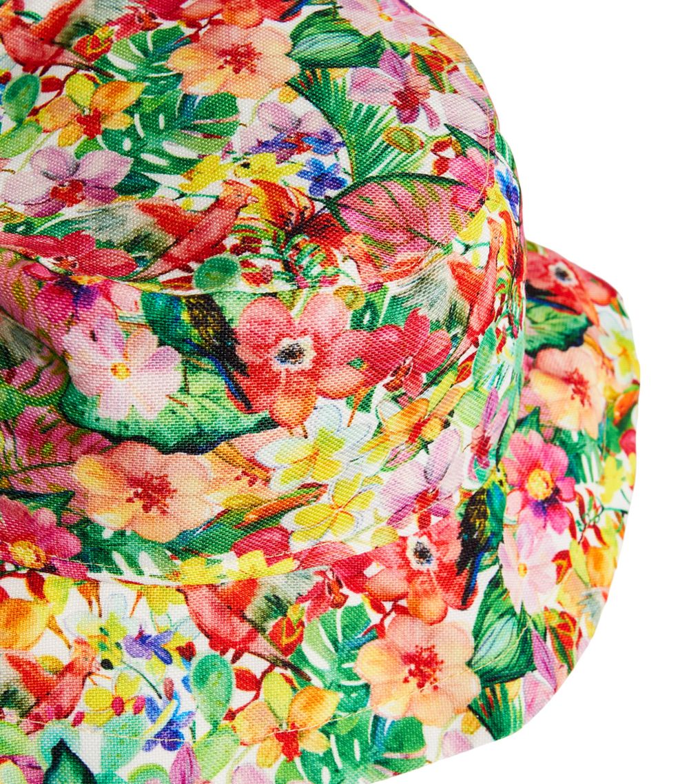  Marie Raxevsky Floral Print Bucket Hat