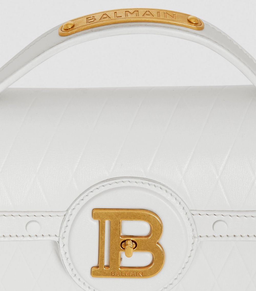 Balmain Balmain Leather B-Buzz Dynasty Top-Handle Bag