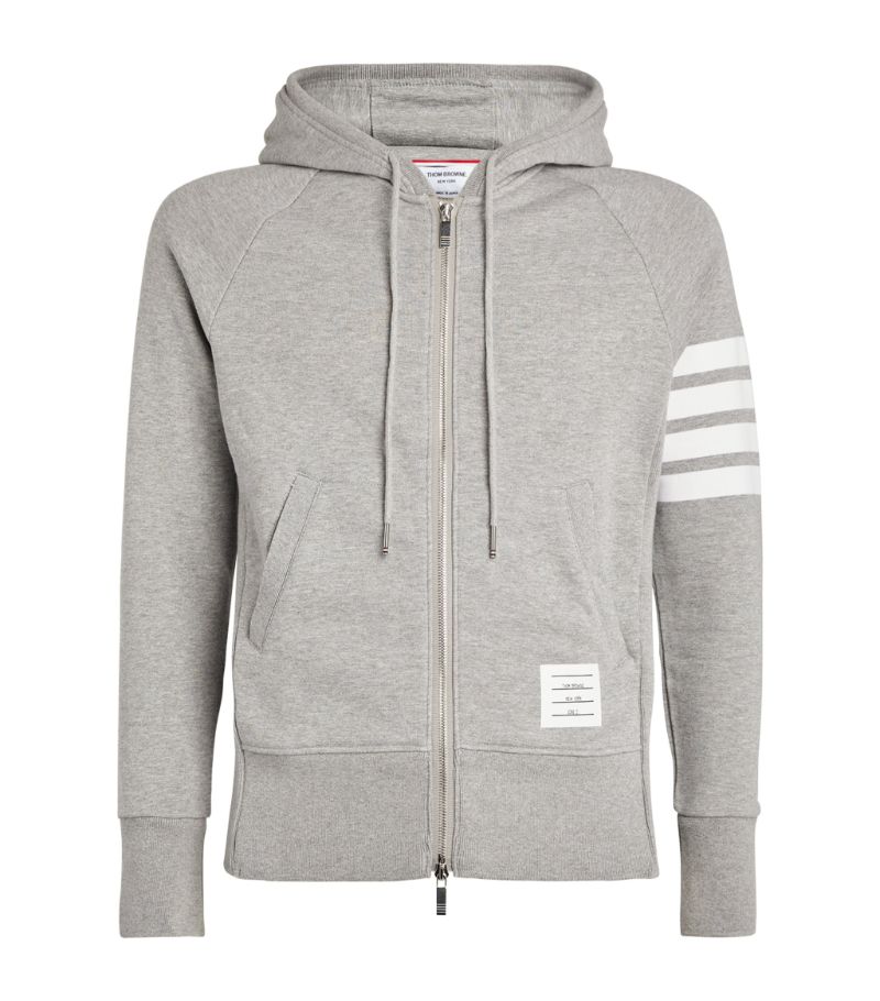 Thom Browne Thom Browne Four-Stripe Zip-Up Hoodie