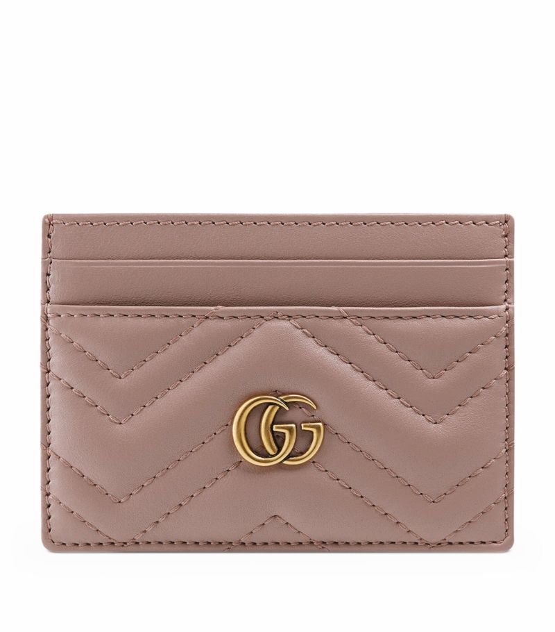 Gucci Gucci Leather Gg Marmont Card Holder