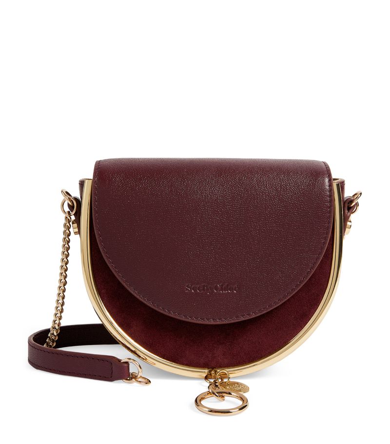 See By Chloé See By Chloé Small Leather Mara Saddle Bag