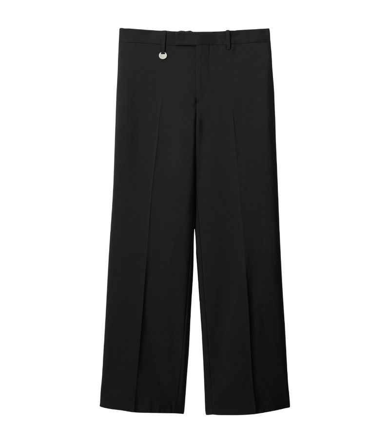 Burberry Burberry Wool-Silk Tailored Trousers