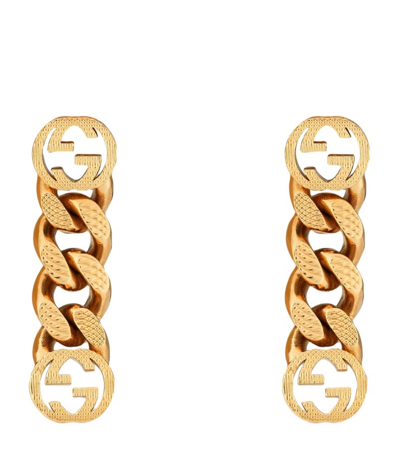 Gucci Gucci Interlocking G Chain Earrings