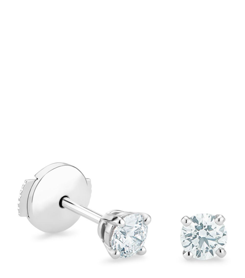 De Beers Jewellers De Beers Jewellers Platinum And Diamond My First De Beers Classic Stud Earrings