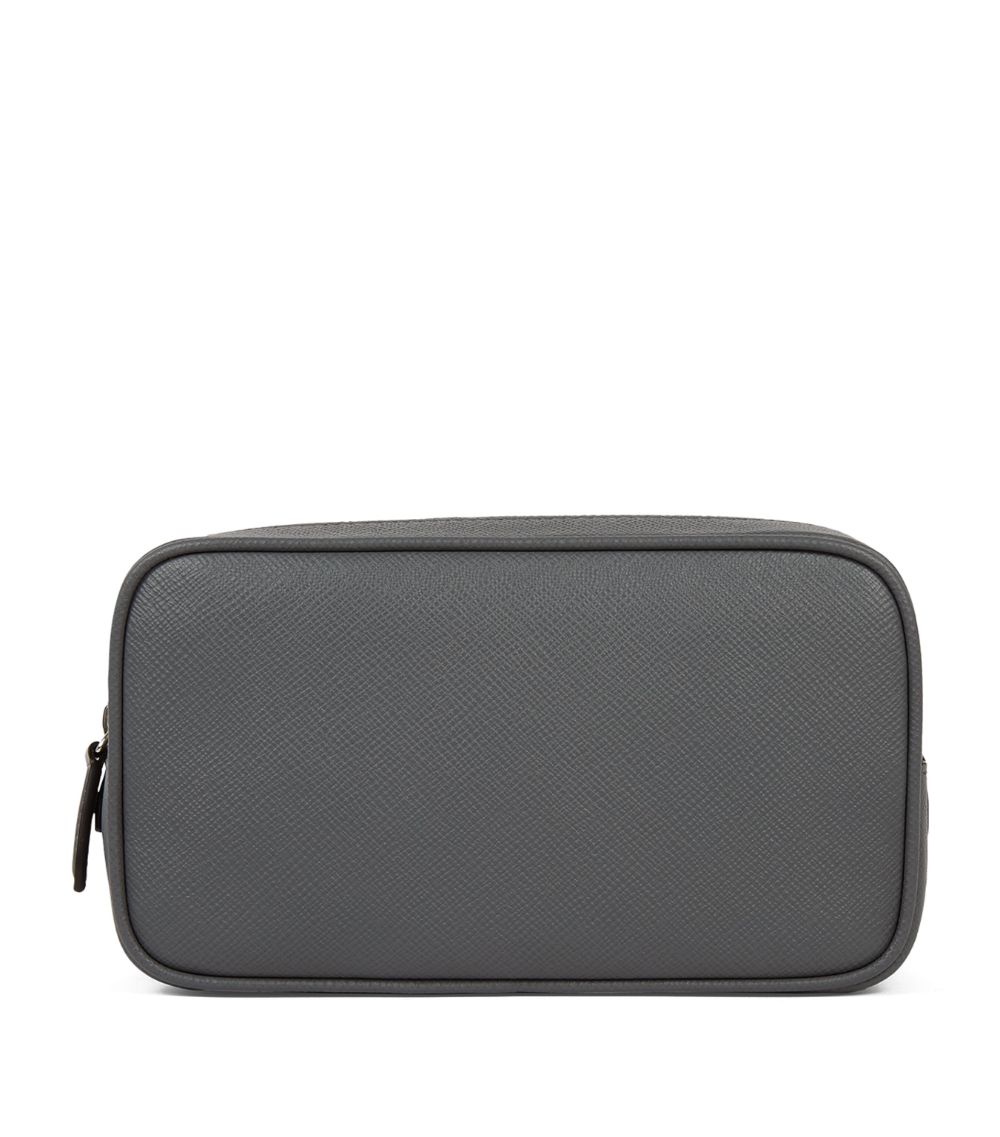 Smythson Smythson Panama Leather Toiletries Bag