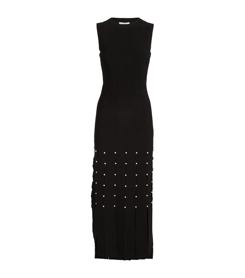  Sandro Knit Rhinestone-Embellished Dress