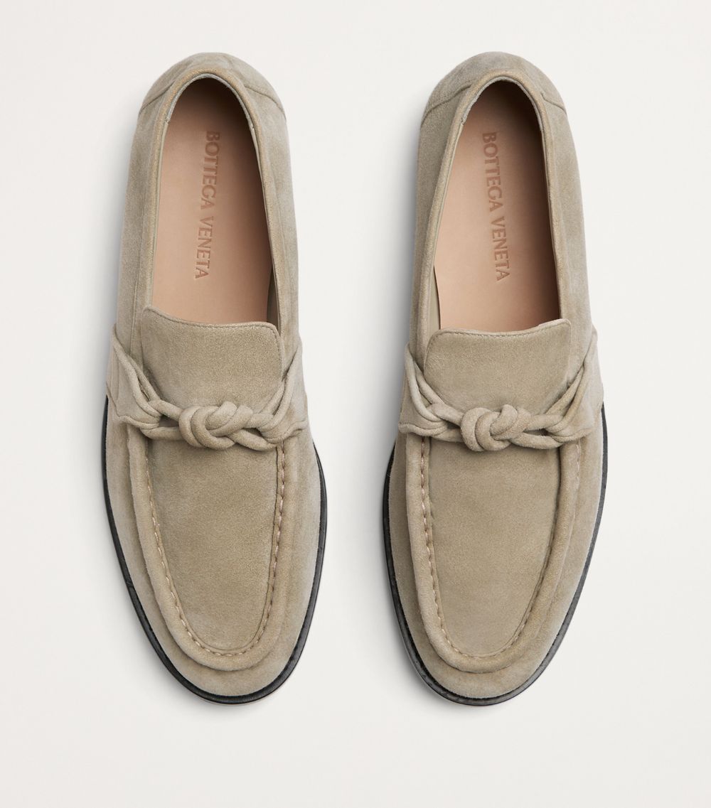 Bottega Veneta Bottega Veneta Suede Astaire Loafers