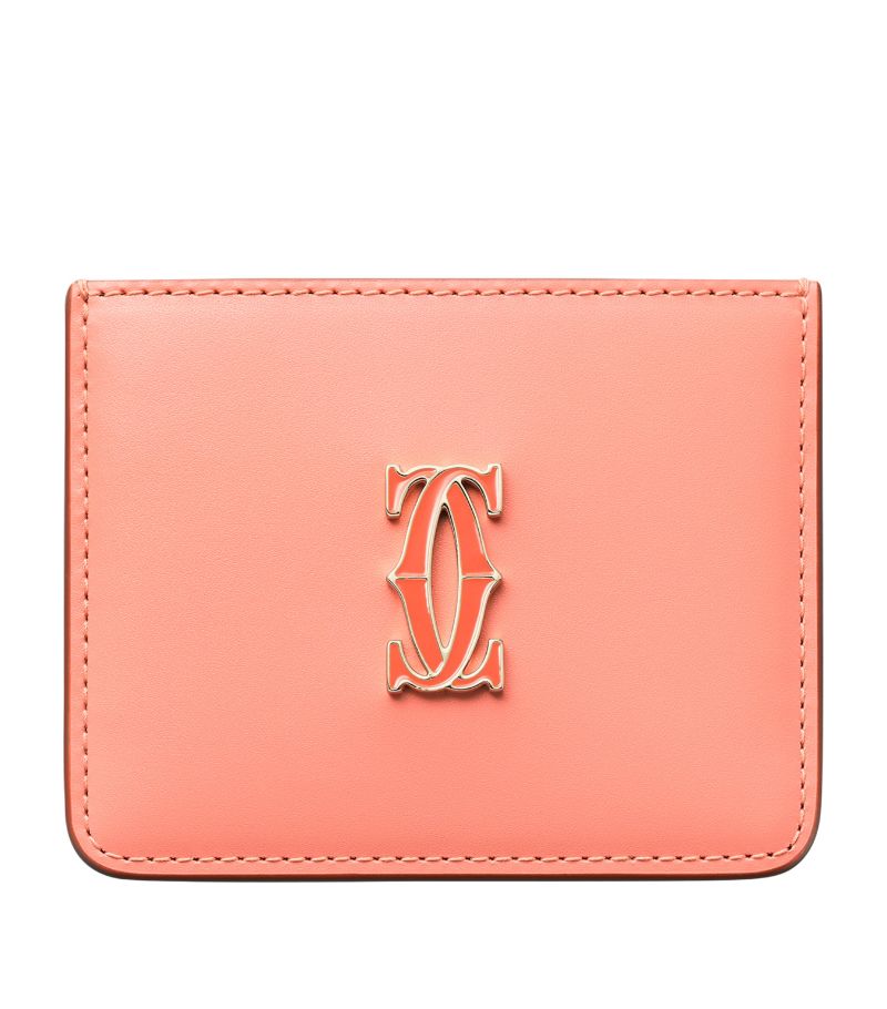 Cartier Cartier Leather C De Cartier Card Holder