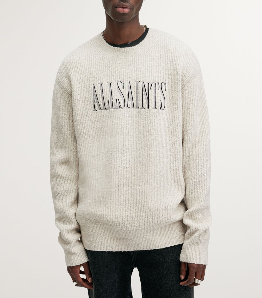 Allsaints Allsaints Cotton-Blend Ribbed Carson Sweater