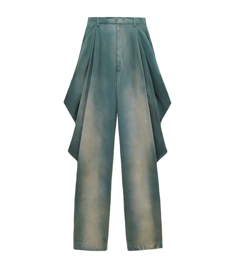 Loewe Loewe Cotton Draped Trousers