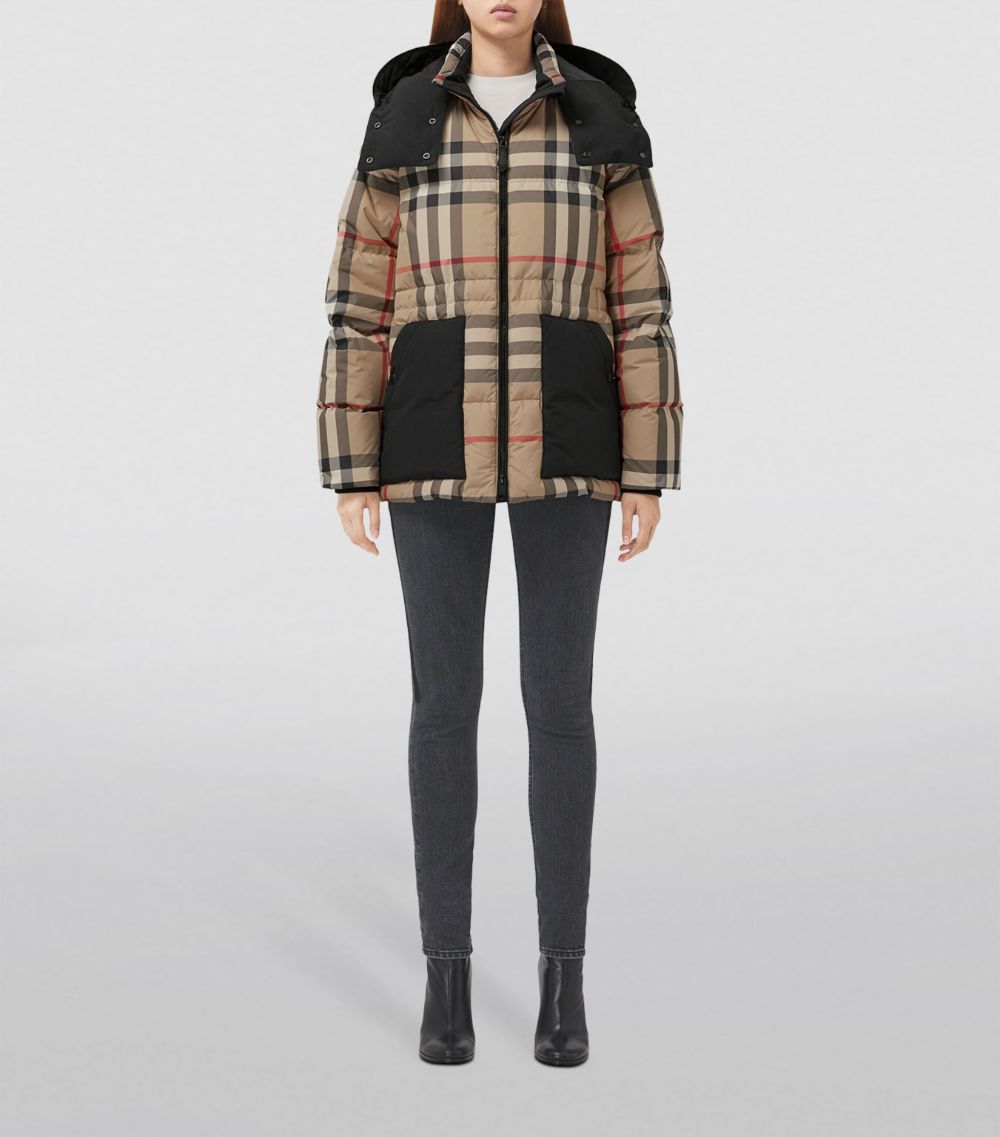 Burberry Burberry Vintage Check Puffer Jacket