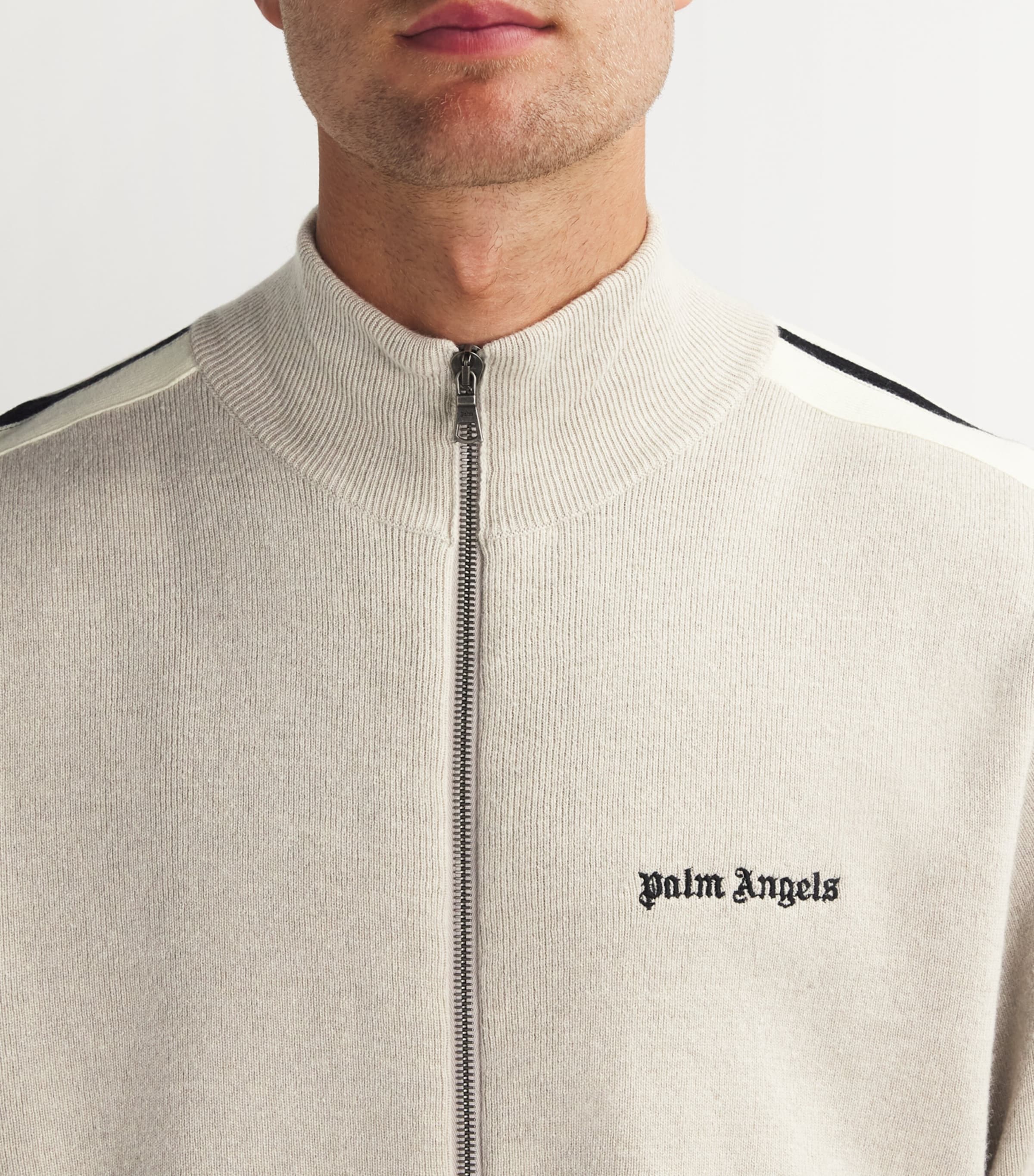 PALM ANGELS Palm Angels Wool-Blend Classic Logo Track Jacket