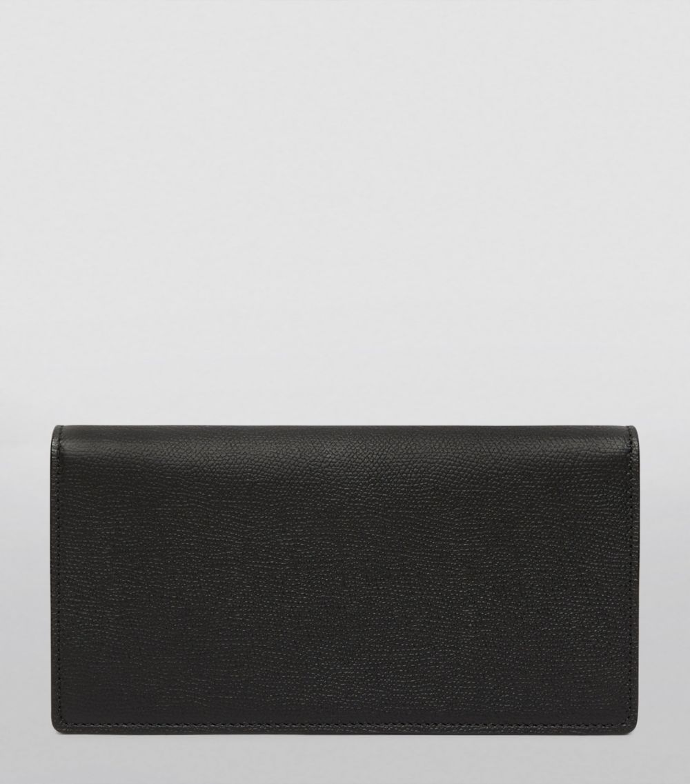 Valextra Valextra Leather Iside Clutch Bag