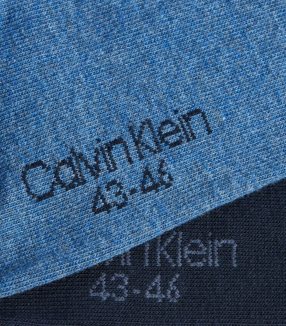 Calvin Klein Calvin Klein Logo Quarter Ankle Socks (Pack Of 2)