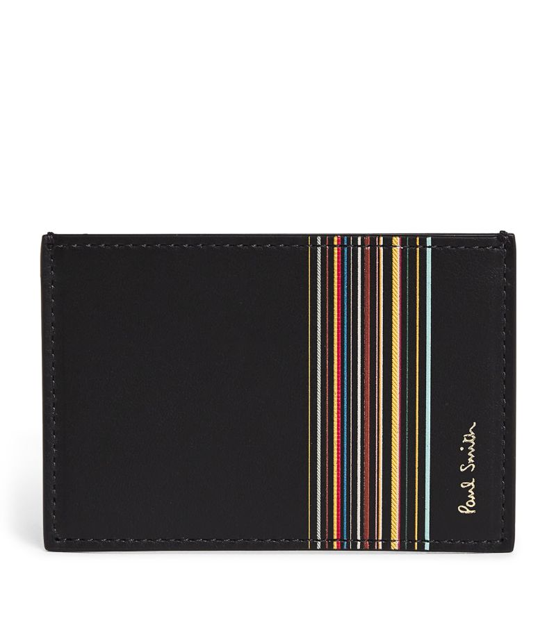 Paul Smith Paul Smith Leather Stripe Card Holder