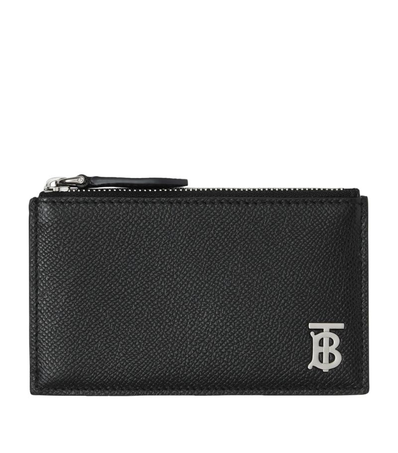 Burberry Burberry Leather Tb Monogram Zip Card Holder