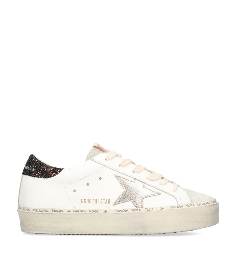 Golden Goose Golden Goose Leather Hi Star Sneakers