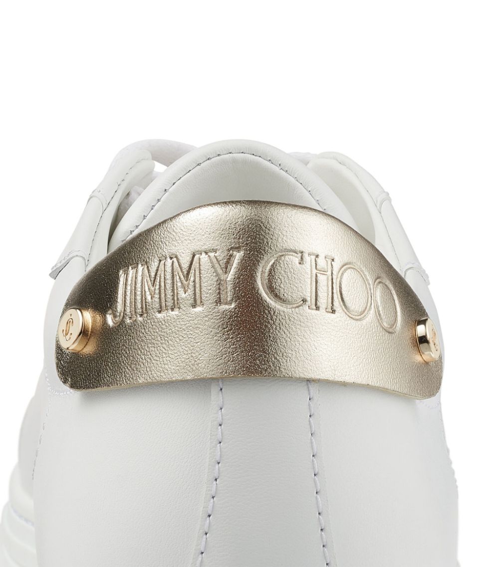 Jimmy Choo Jimmy Choo Rome Leather Sneakers