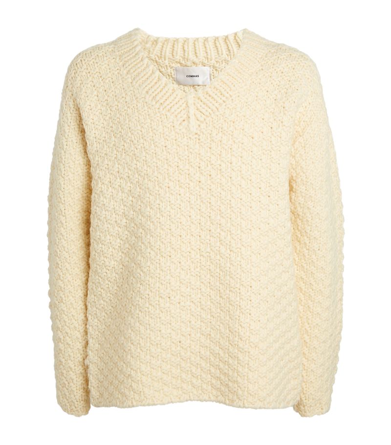 Commas COMMAS Wool V-Neck Sweater