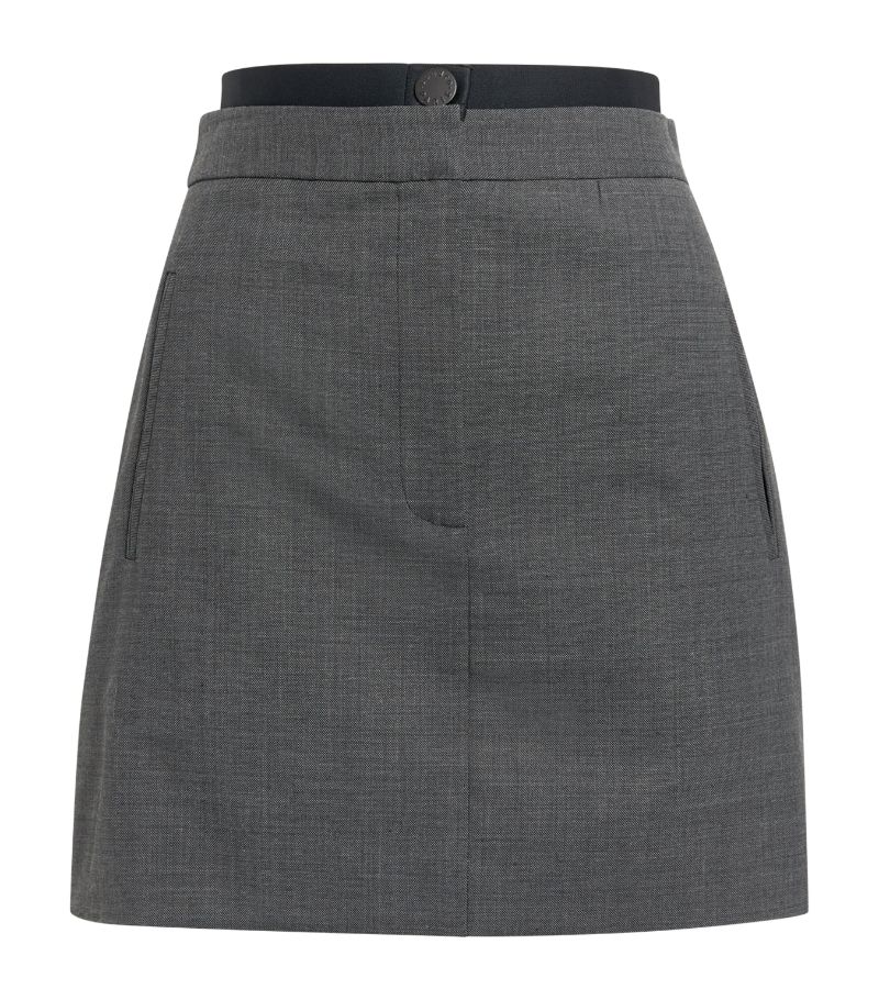  Sandro Wool-Blend Mini Skirt