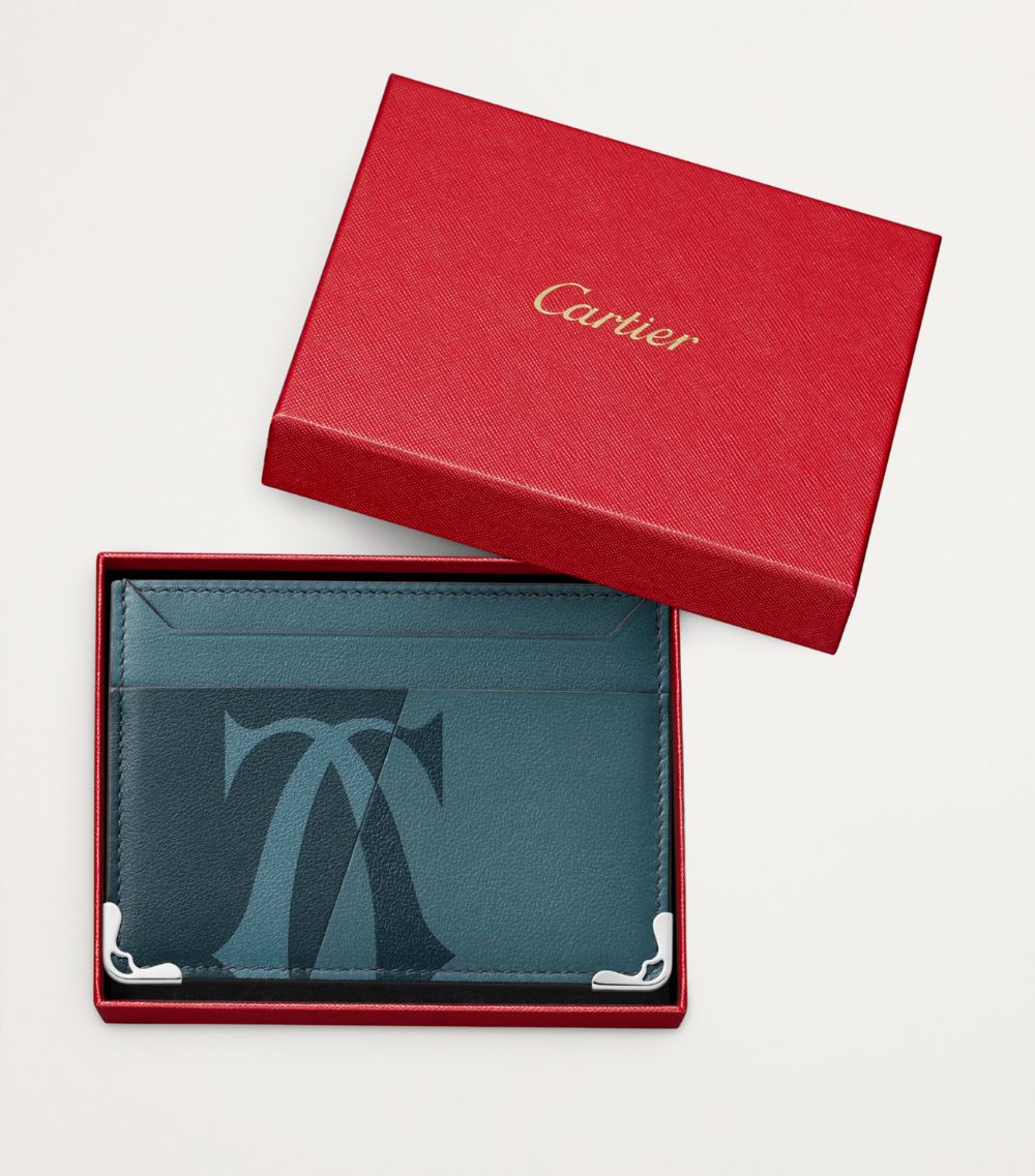 Cartier Cartier Leather Must De Cartier Xl Logo Double Card Holder