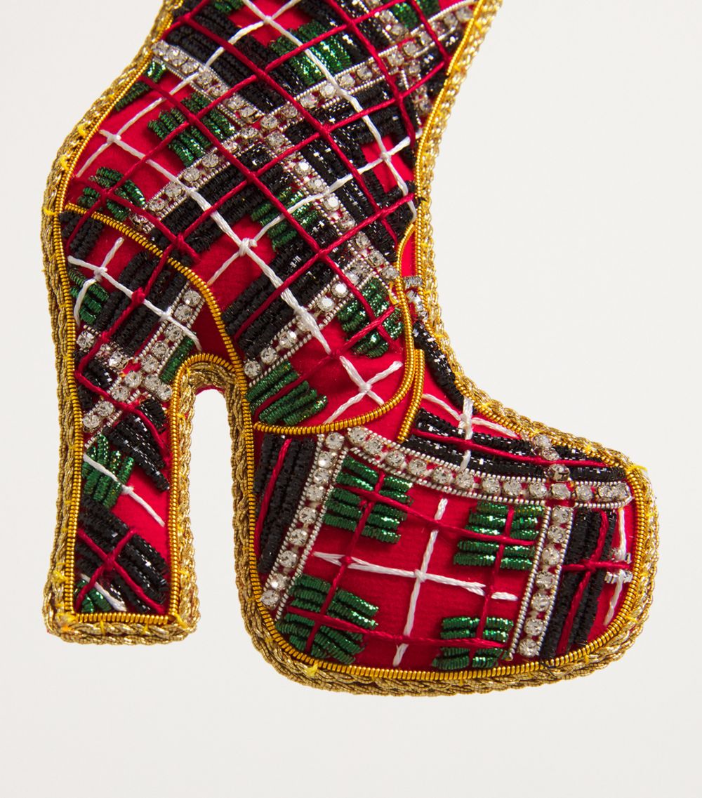 Tinker Tailor Tinker Tailor Tartan Platform Boot Tree Decoration