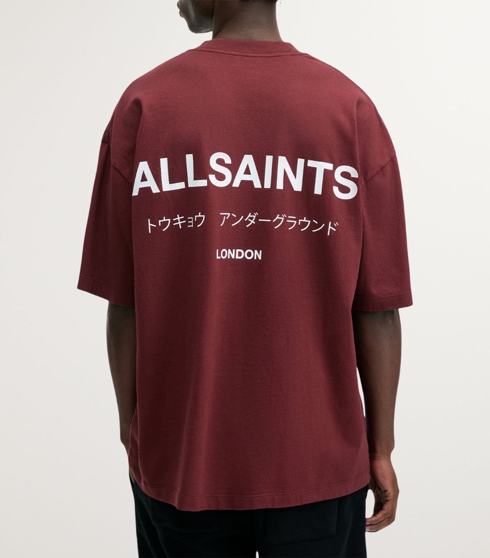 Allsaints Allsaints Organic Cotton Underground Logo T-Shirt