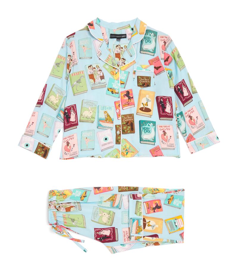  Karen Mabon Kids Ecovero Book Covers Pyjama Set (2-14 Years)