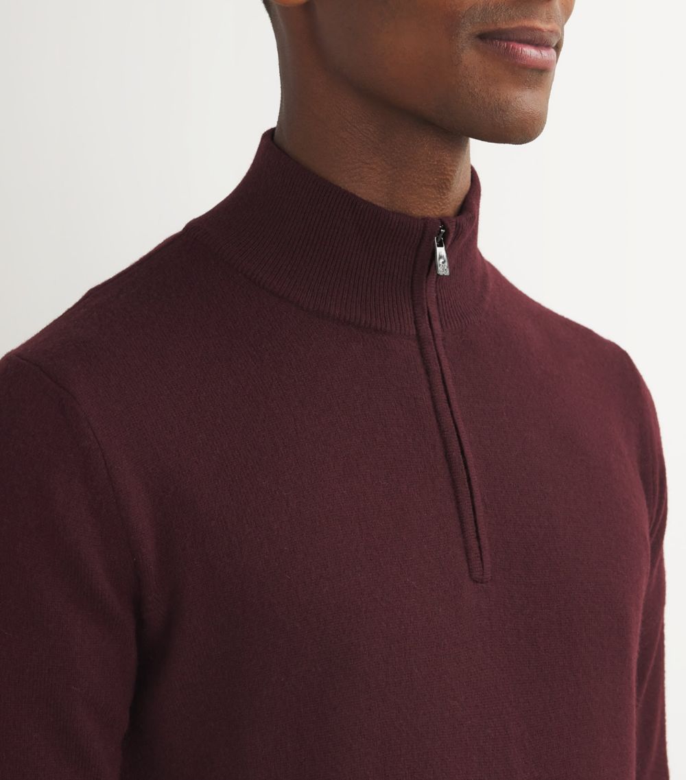 Corneliani Corneliani Wool-Cashmere Zip-Up Sweater