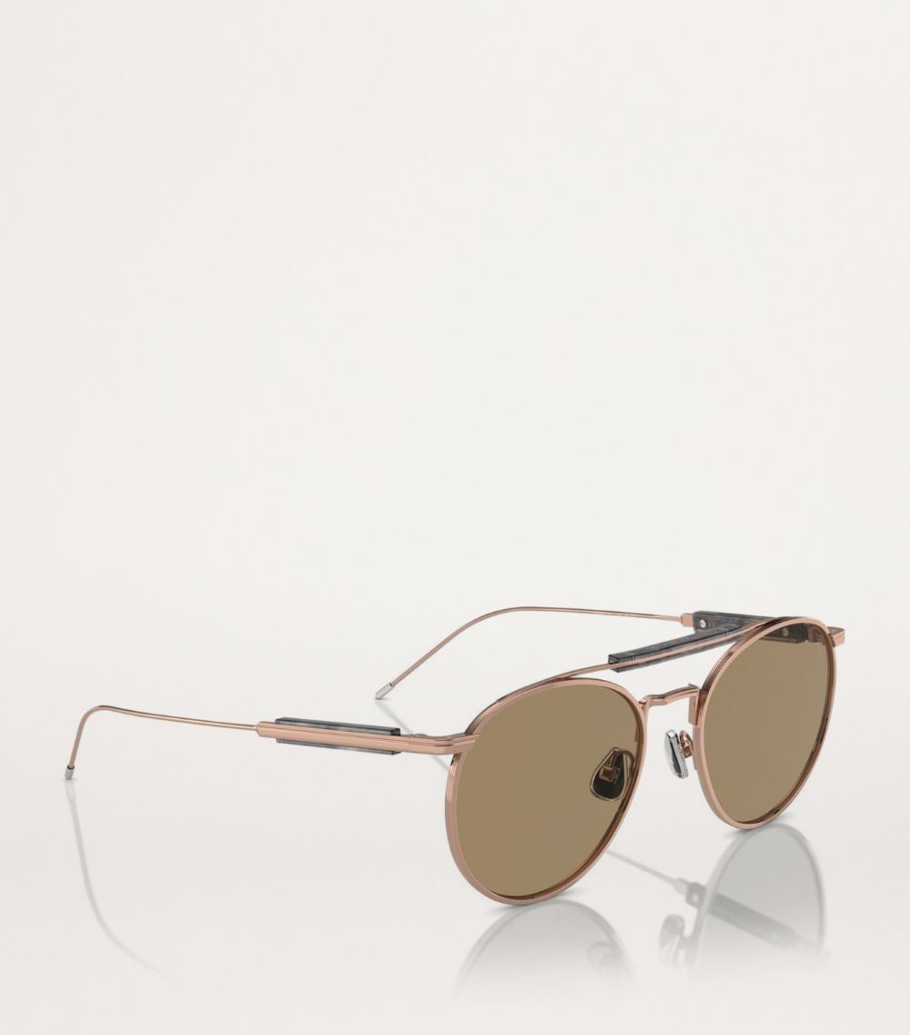 Brunello Cucinelli Brunello Cucinelli Titanium Bc2004St Sunglasses