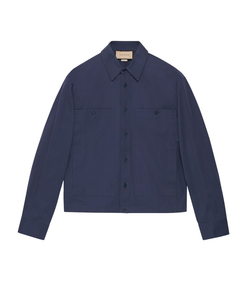 Gucci Gucci Cotton Pocket-Detail Shirt