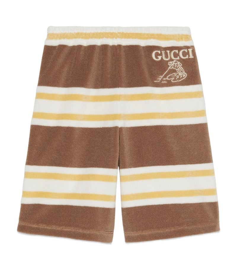 Gucci Gucci Kids X Peter Rabbit Terry Cotton Shorts (4-12 Years)