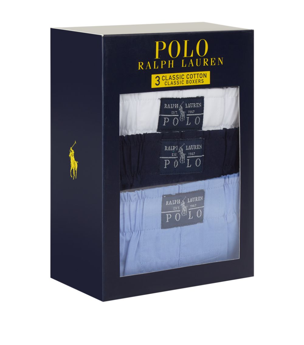 Polo Ralph Lauren Polo Ralph Lauren Classic Cotton Boxer Shorts (Pack Of 3)