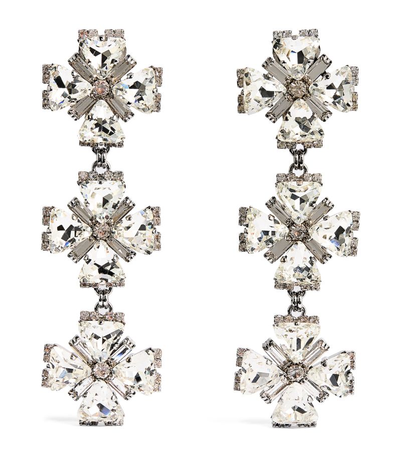 Alessandra Rich Alessandra Rich Crystal-Embellished Clip-On Earrings