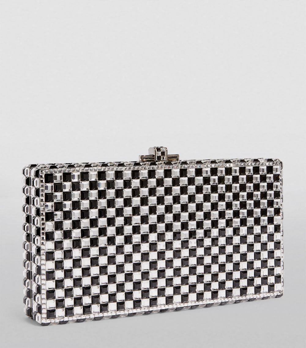 Judith Leiber Judith Leiber Crystal-Embellished Chessboard Clutch