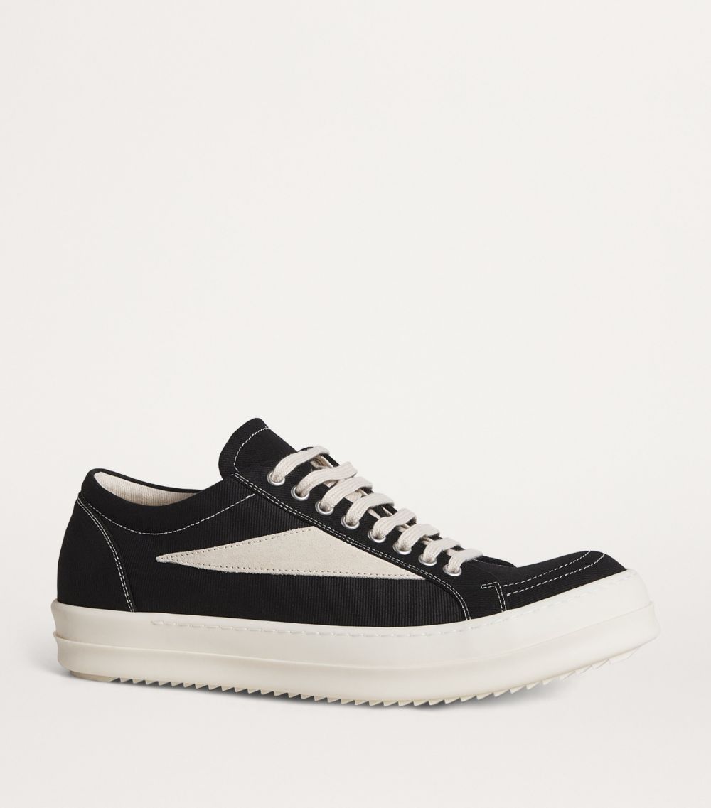 Rick Owens Rick Owens Denim Vintage Low-Top Sneakers