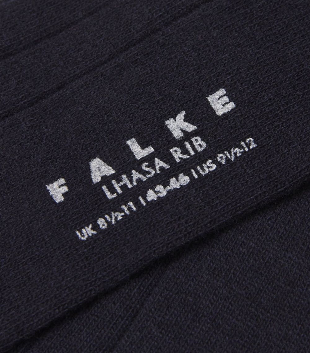 Falke Falke Wool-Cashmere Blend Lhasa Ribbed Socks