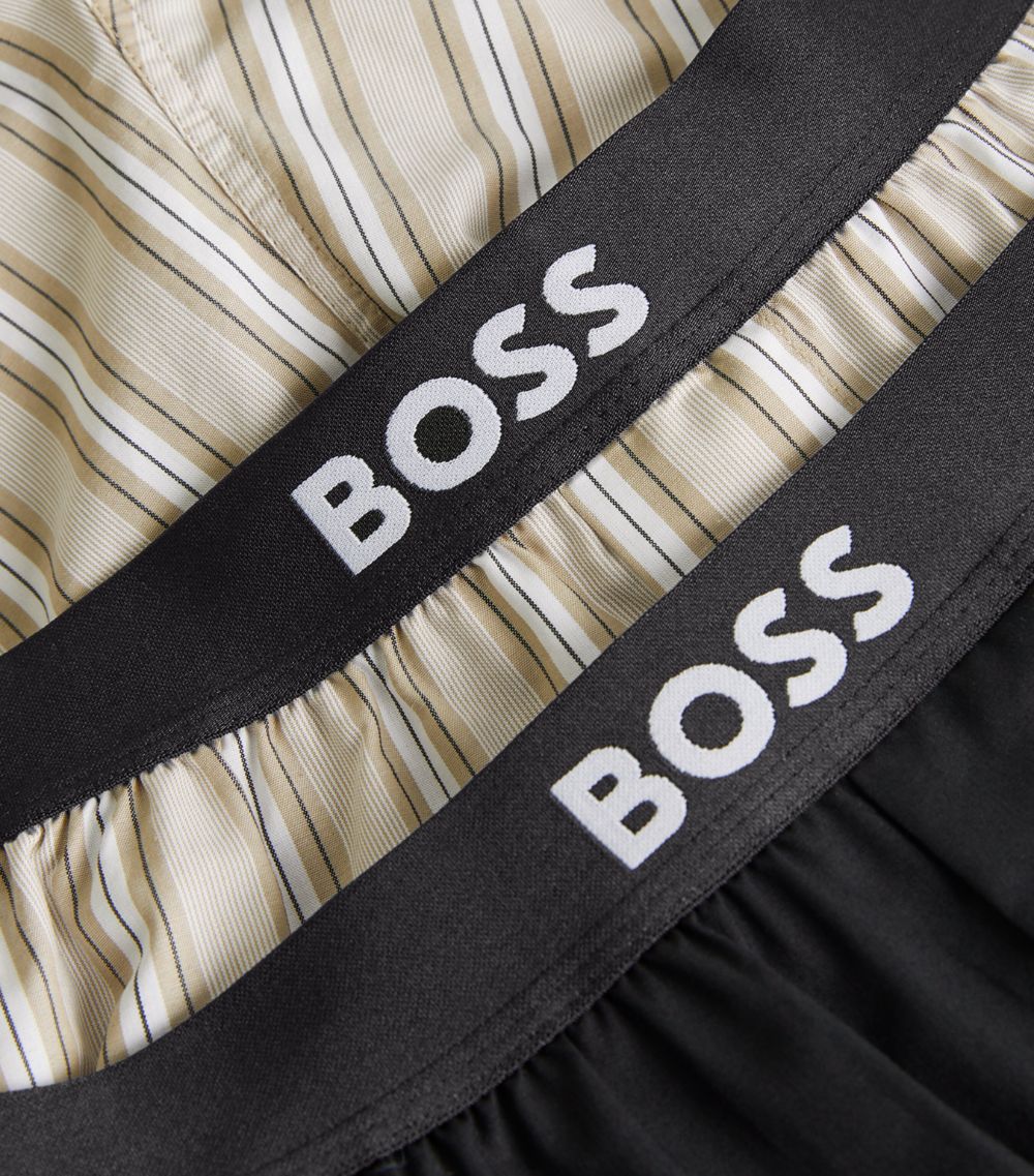 BOSS Boss Woven Logo Boxer Shorts (Pack Of 2)