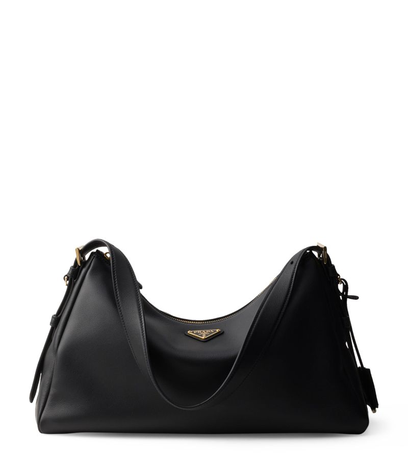 Prada Prada Large Calf Leather Aimée Shoulder Bag