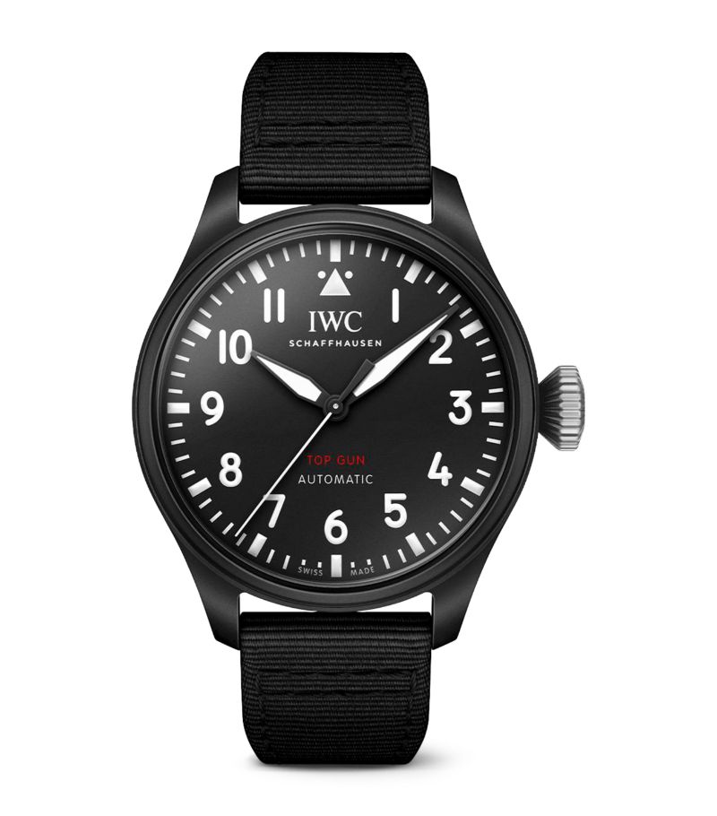 Iwc Schaffhausen Iwc Schaffhausen Ceramic Big Pilot'S Top Gun Watch 43.8Mm