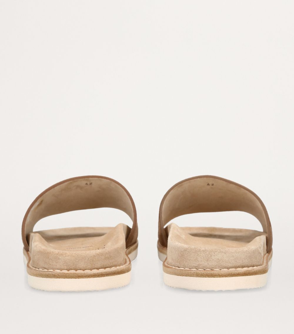 Brunello Cucinelli Brunello Cucinelli Suede Slides