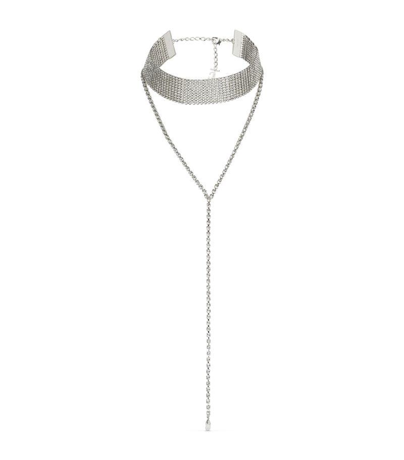 Jimmy Choo Jimmy Choo Crystal Saeda Necklace