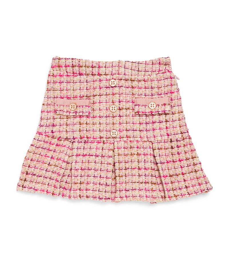 Patachou Patachou Tweed Pleated Mini Skirt (3-12 Years)