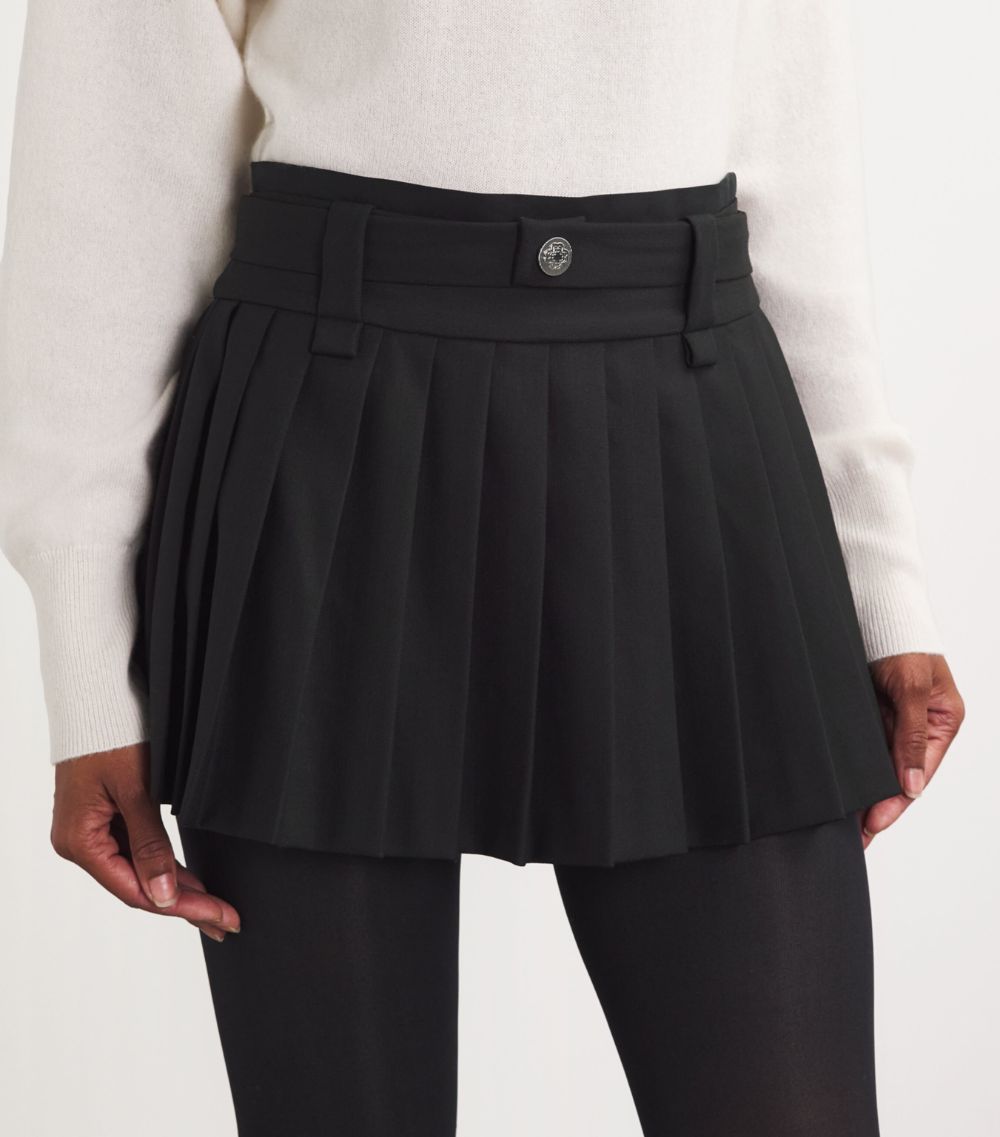  Maje Pleated Mini Skirt