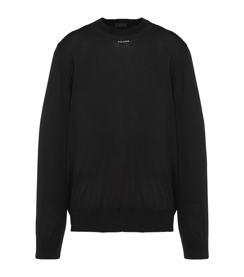 Prada Prada Logo Crew-Neck Sweater