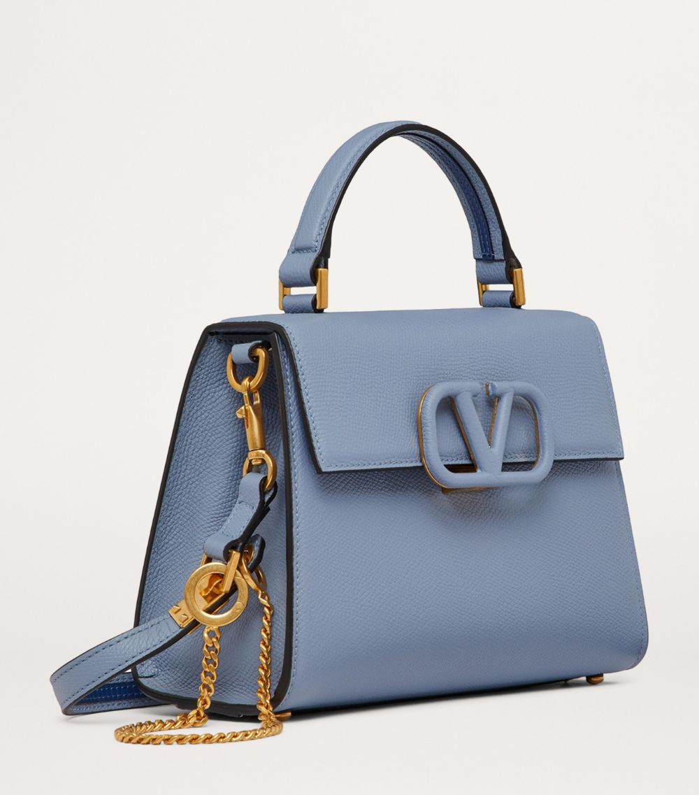 VALENTINO GARAVANI Valentino Garavani Small Calf Leather Vsling Top-Handle Bag