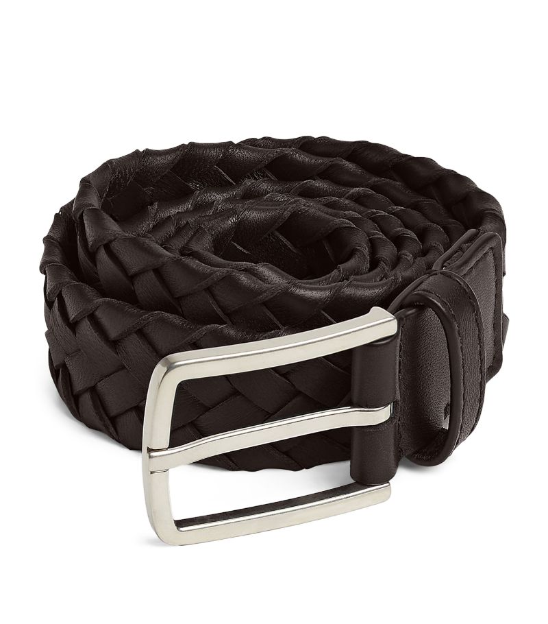 Bottega Veneta Bottega Veneta Leather Intreccio Belt