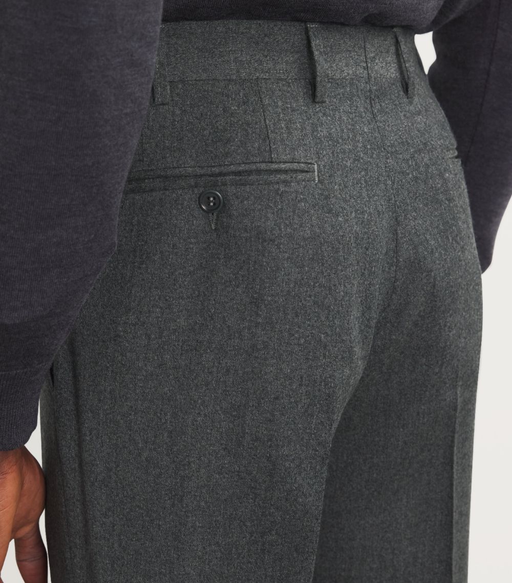 Canali Canali Wool Tailored Trousers