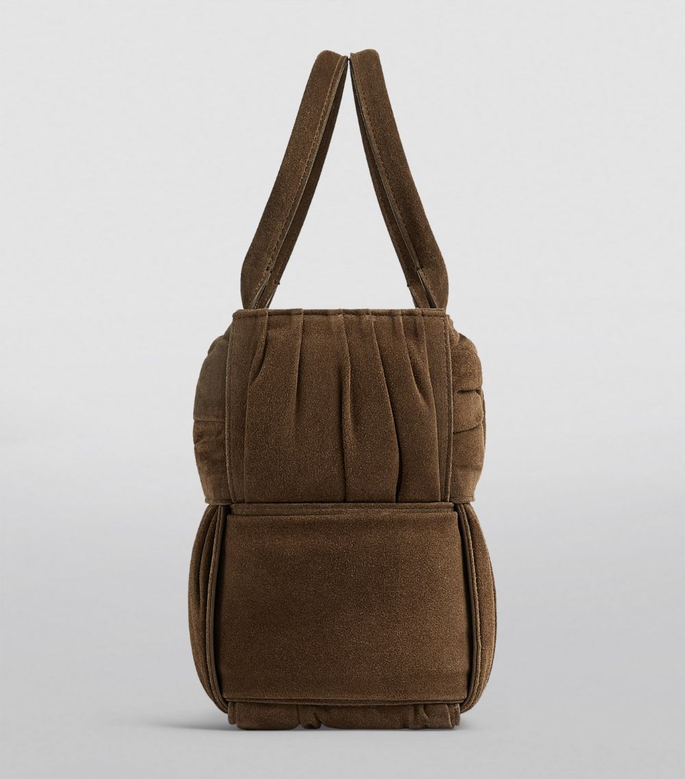 Bottega Veneta Bottega Veneta Small Suede Arco Tote Bag